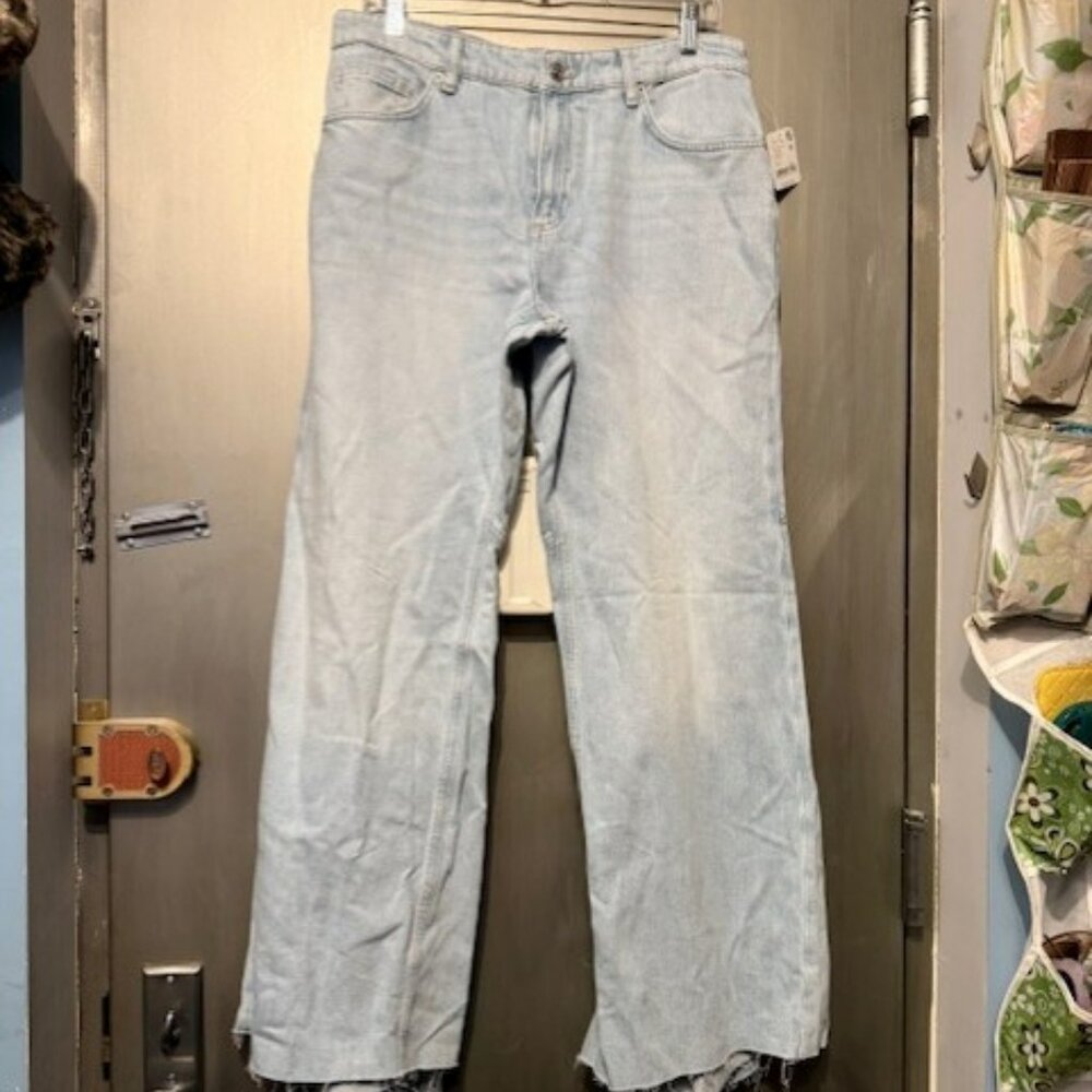 Boho We The Free Live Wire Flare / Bell Bottom Jeans - 31S - Picture 4 of 16